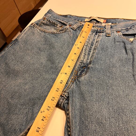 Levis 505 Regular Fit Straight Denim Jeans Size 38 x30 - Picture 8 of 10